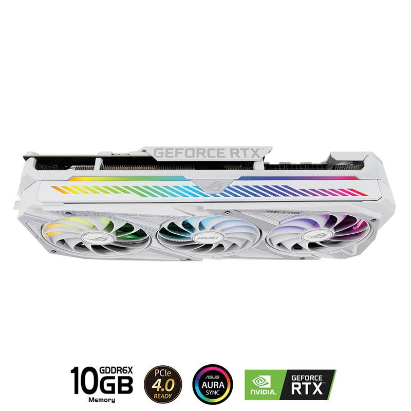 Card Màn Hình Asus RTX 3080 Rog White 10GB OC cũ
