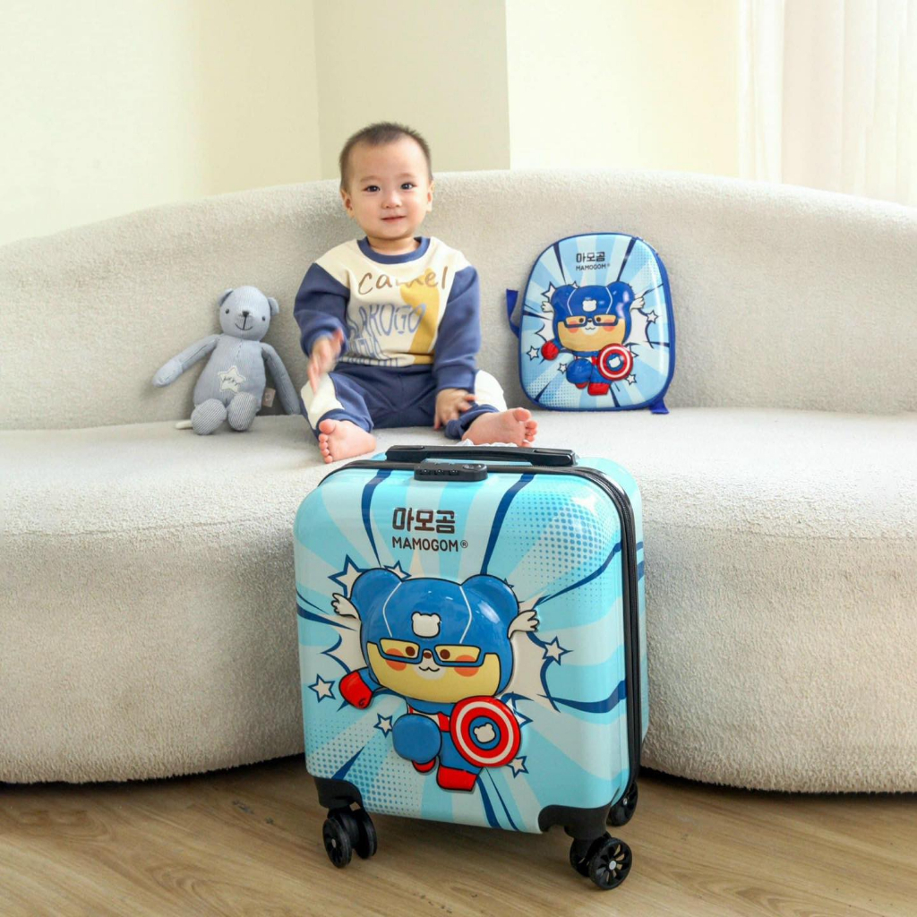 Vali gấu Mamogom siêu xinh size 18 inch cho bé