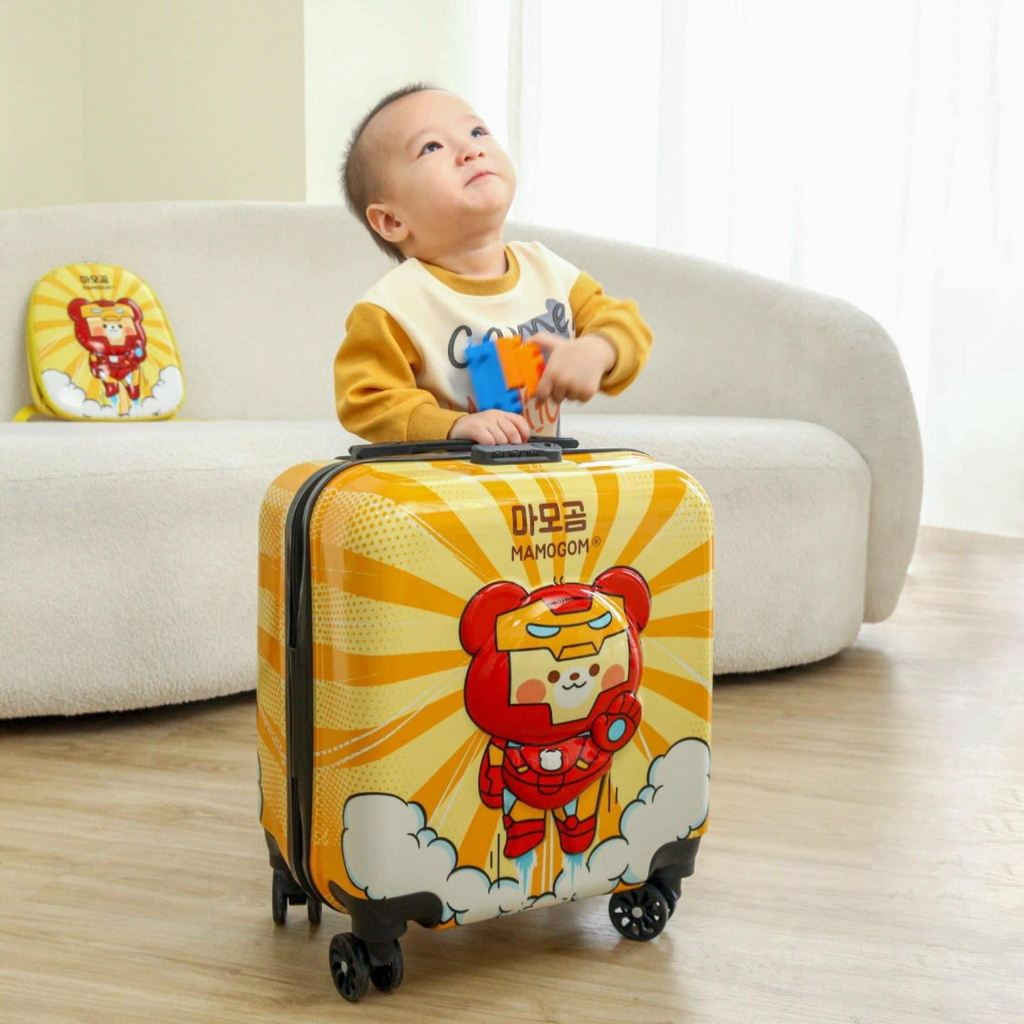 Vali gấu Mamogom siêu xinh size 18 inch cho bé