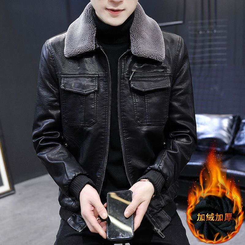 Áo da nam lót lông siêu ấm siêu đẹp hàng loại 1 giá siêu rẻ