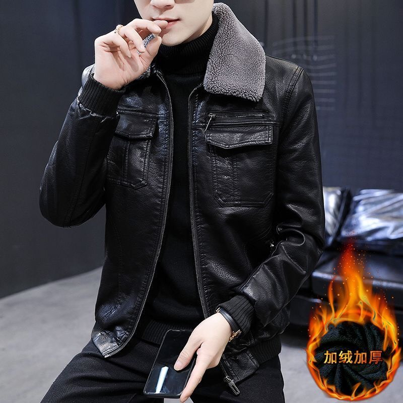 Áo da nam lót lông siêu ấm siêu đẹp hàng loại 1 giá siêu rẻ