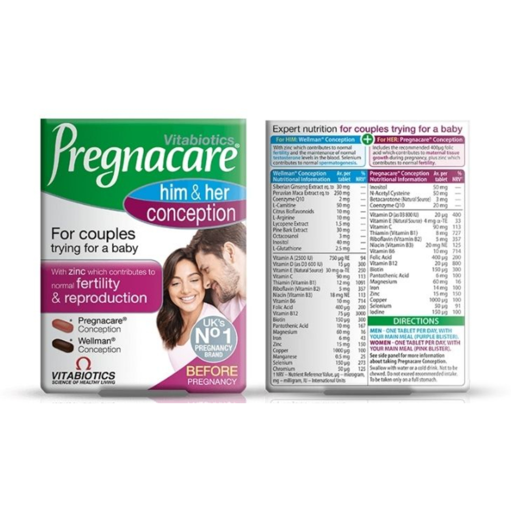 Bổ sung Vitamin trước khi mang thai Vitabiotics Pregnacare
