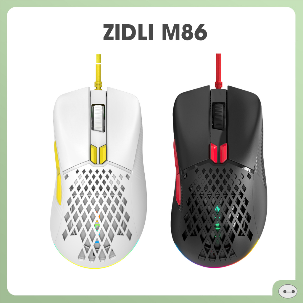 CHUỘT GAMING ZIDLI M80, M85, M86 CHUỘT CHƠI GAME GIÁ RẺ