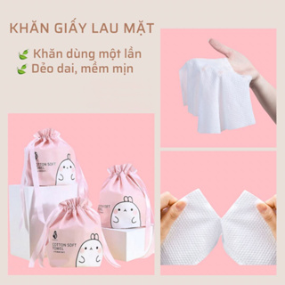 Khăn Mặt Khô dùng 1 lần,Cuộn tẩy trang, lau khô