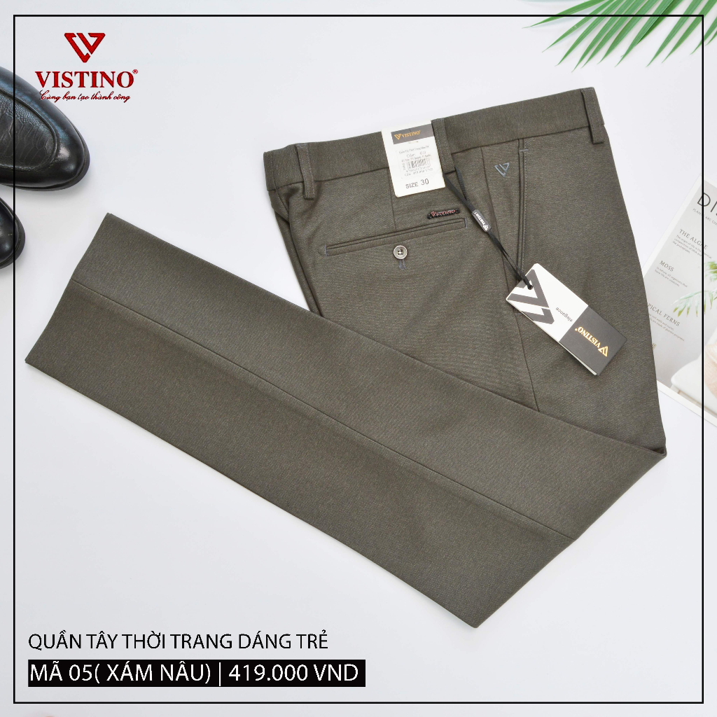 Quần Tây Thời Trang 0ly Slimfit Form Ôm Vistino 419