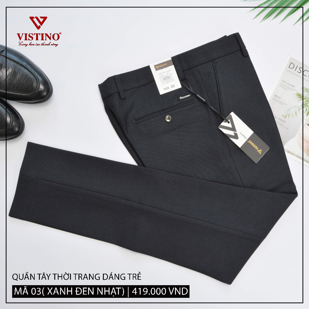 Quần Tây Thời Trang 0ly Slimfit Form Ôm Vistino 419