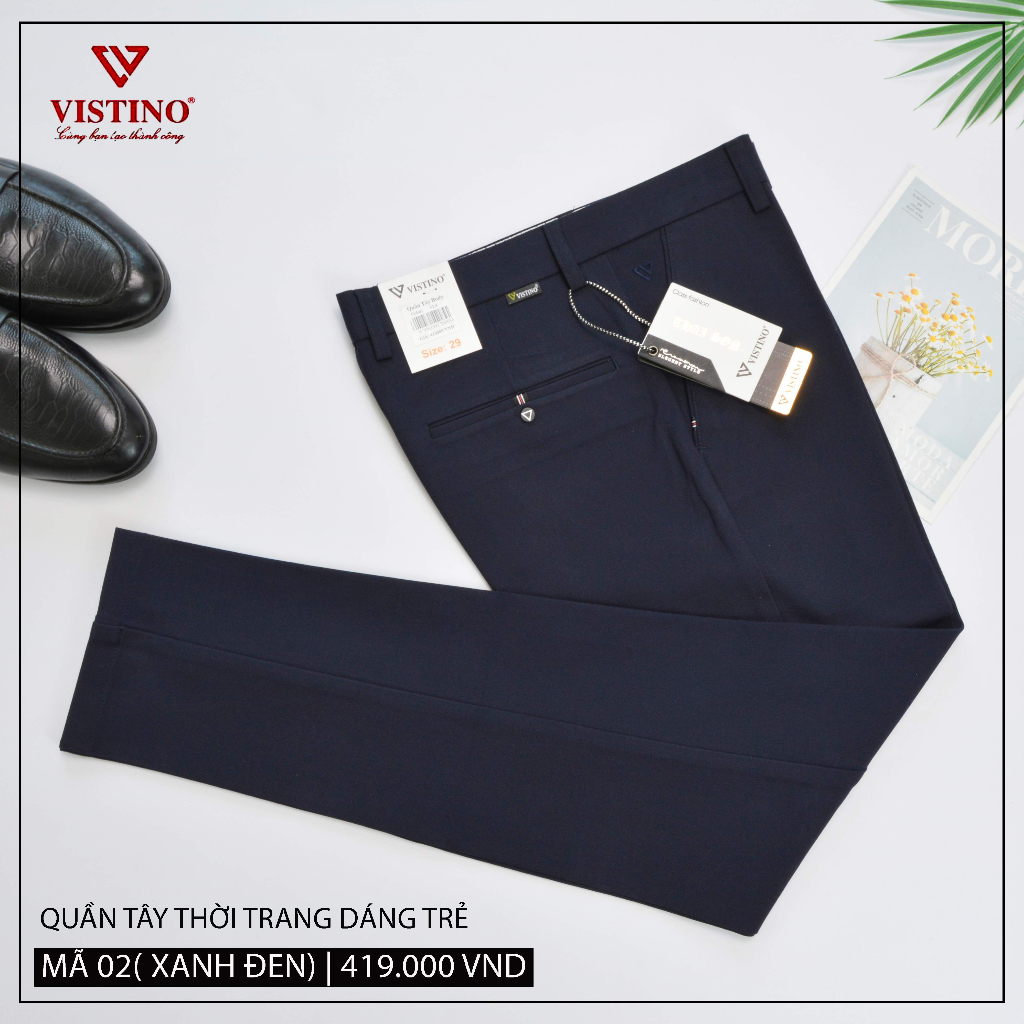 Quần Tây Thời Trang 0ly Slimfit Form Ôm Vistino 419