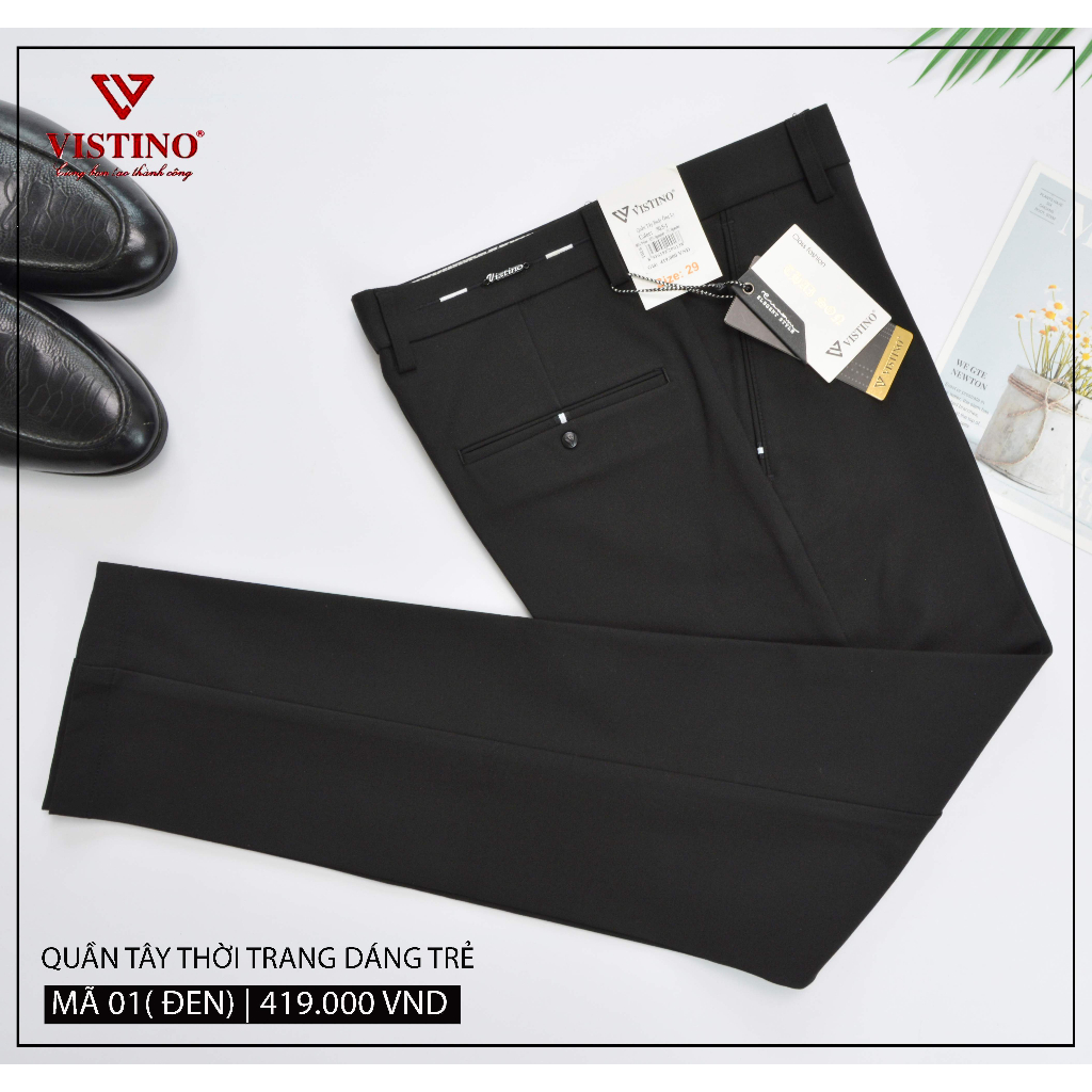 Quần Tây Thời Trang 0ly Slimfit Form Ôm Vistino 419