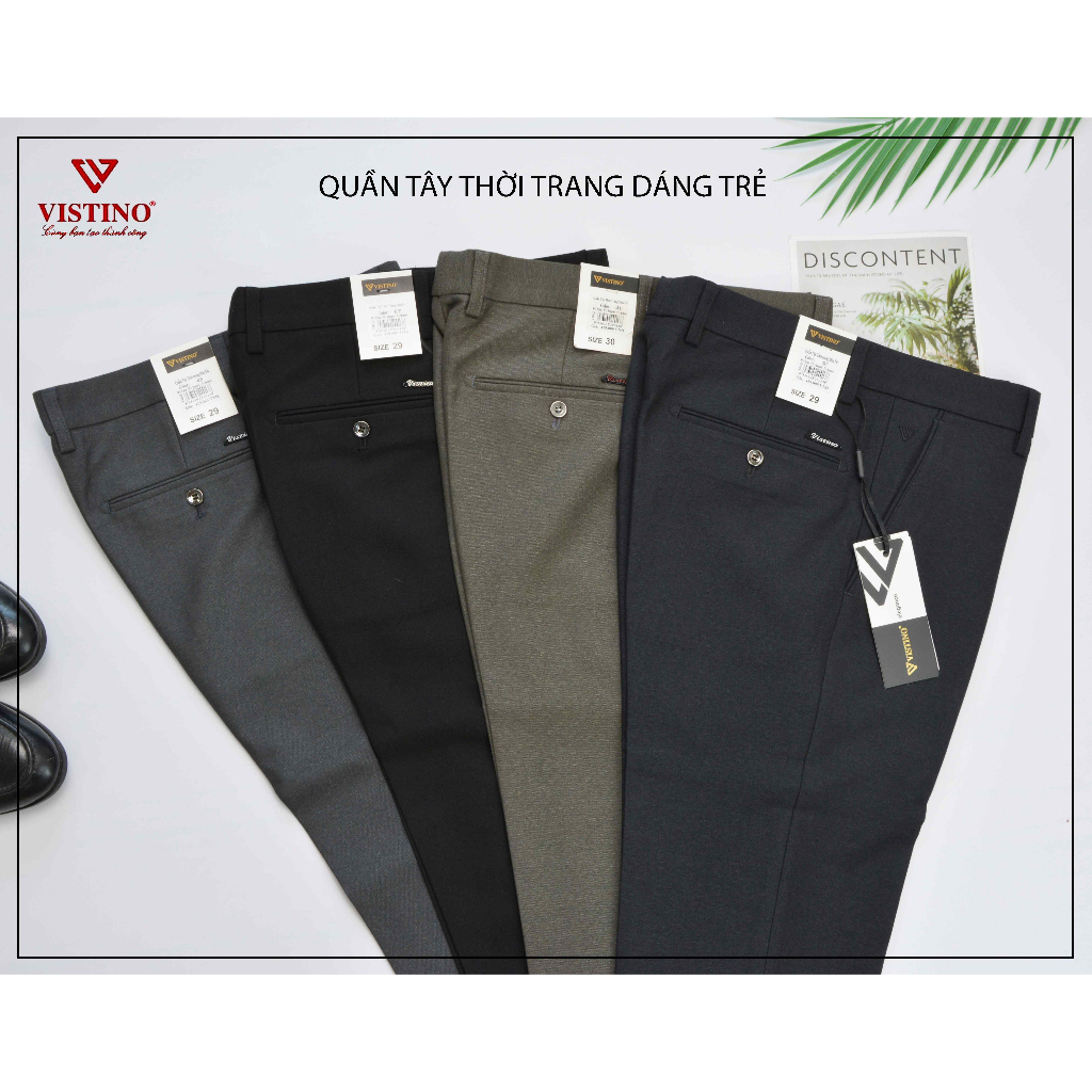 Quần Tây Thời Trang 0ly Slimfit Form Ôm Vistino 419