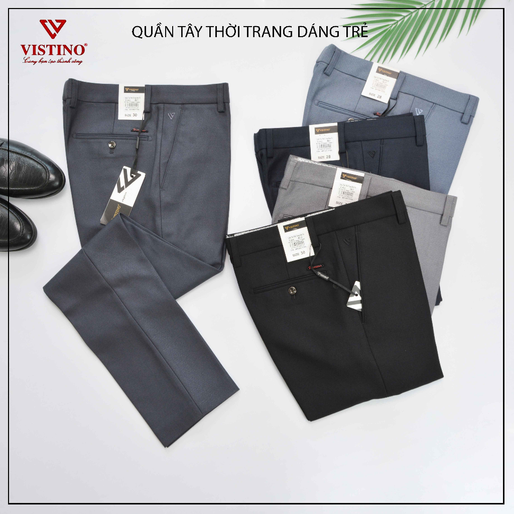 Quần Tây Thời Trang Dáng Trẻ 0ly Slimfit Form Ôm Vistino 409