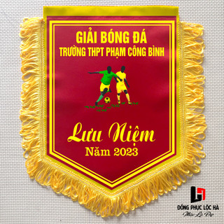 Cờ Lưu Niệm Giài Bóng Đá - Thiết Kế In Ấn Theo Yêu Cầu