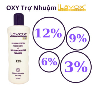 Oxy trợ nhuộm lavox , chống xót da đầu 1000ml
