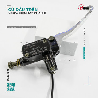 Củ dầu trên xe điện vespa kèm tay phanh