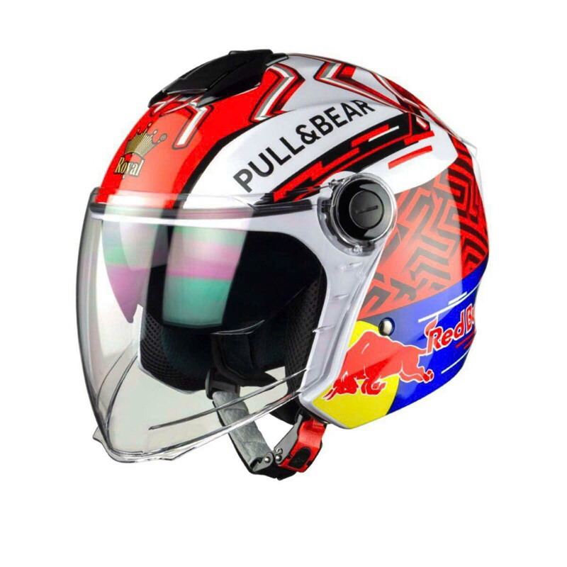 Mũ nón bảo hiểm 3/4 có kính Royal XH01 - XH-01 tem Leopard cao cấp chính hãng giá rẻ