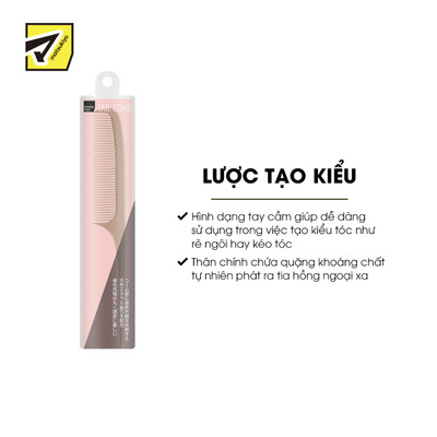 Lược Tạo Kiểu Đánh Rối, Chải Sóng Nước, Chia tóc, Chải mượt, Sấy phồng Matsukiyo 1 cái