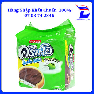 Bánh quy kẹp kem CREAM-O ⚡HÀNG NHẬP KHẨU⚡thái lan vị dừa - socola - sữa 560g