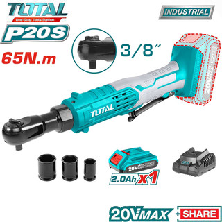 Máy siết bulong góc dùng pin 20v total tdrli206015