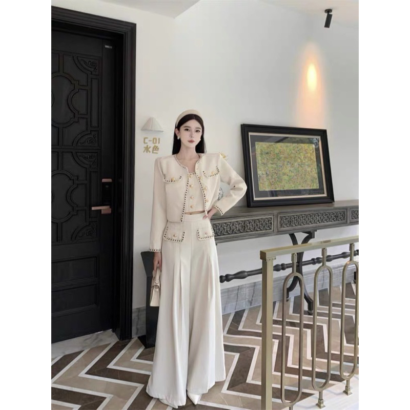 Set dạ tiểu thư sang chảnh hàng quảng châu cao cấp