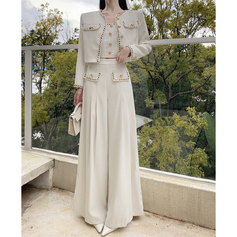 Set dạ tiểu thư sang chảnh hàng quảng châu cao cấp