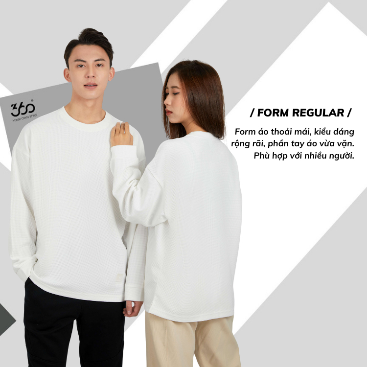 Áo thun nam tay dài cổ tròn thương hiệu áo phông thu đông nam nữ form rộng unisex - ATDOL326