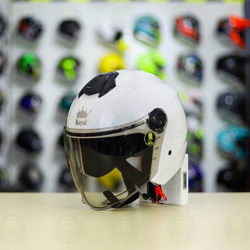 Mũ bảo hiểm 3/4 có kính Royal XH01 XH-01 Thitipong đủ màu cao cấp chính hãng giá rẻ moto phượt