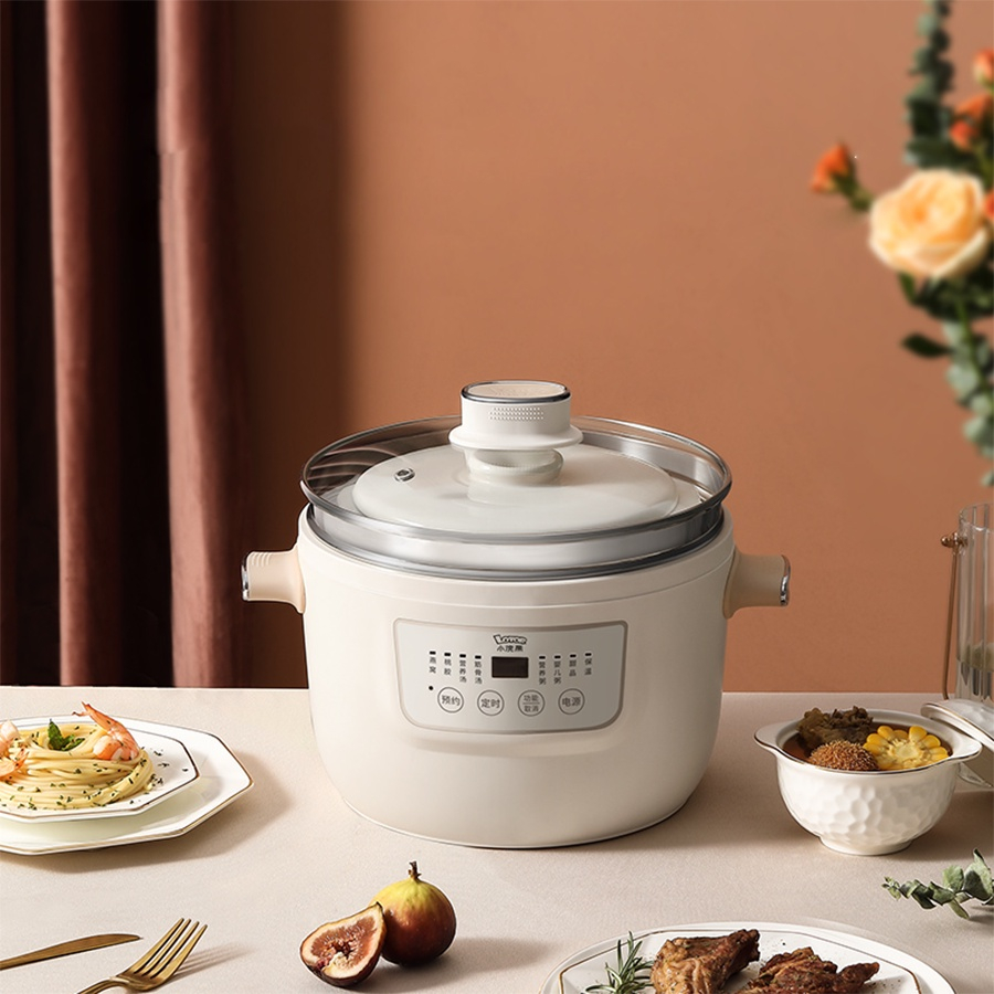 Nồi Nấu Chậm Lotor D30 Nồi Hầm Đa Năng Dung Tích 3L Nấu Cách Thủy Giữ Lại Dưỡng Chất Hàng Chính Hãng Bảo Hành 12 Tháng