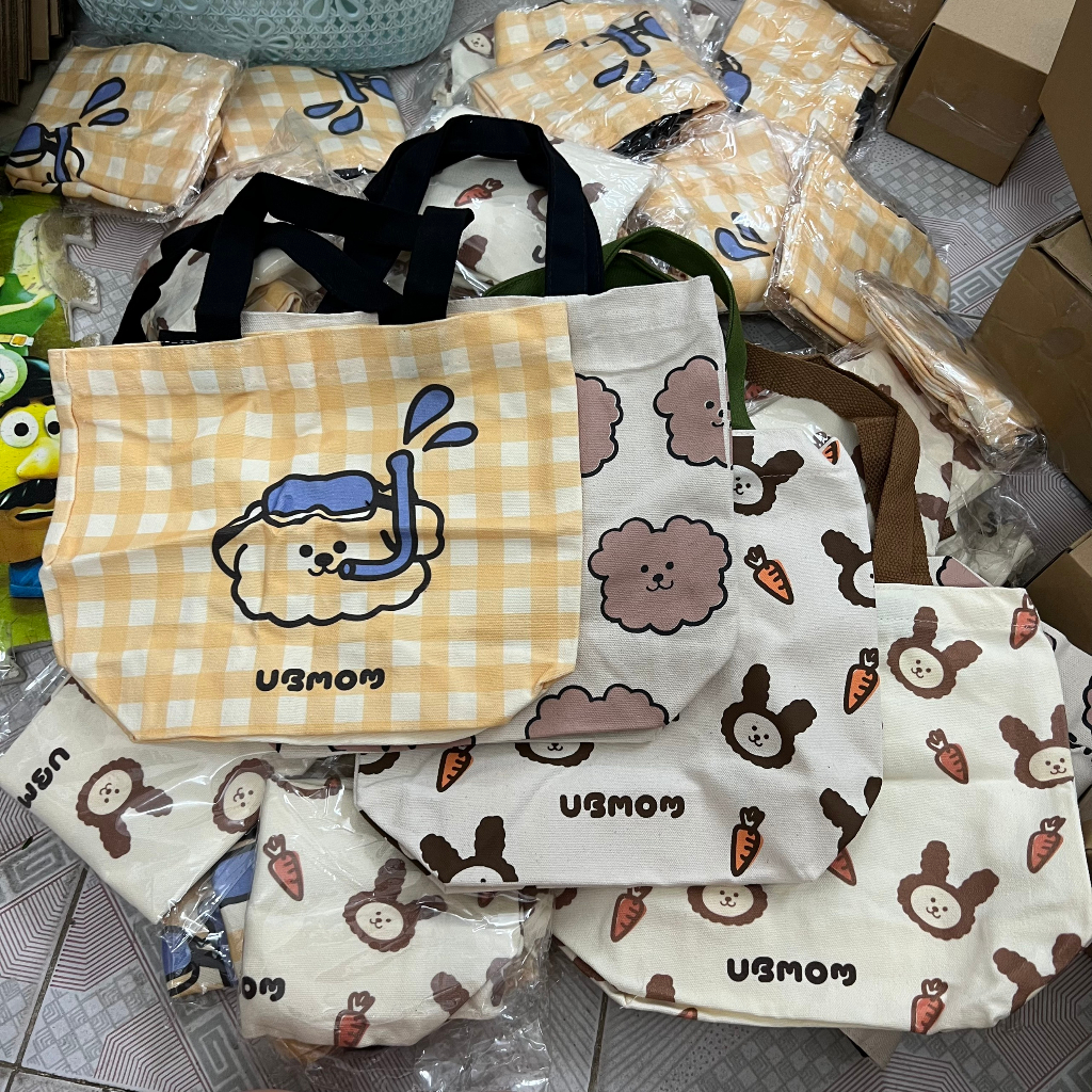 Túi vải Ubmom vải Canvas cho bé