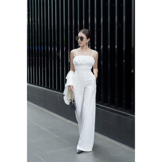 VELLE DESIGN áo Sia cúp hai dây nhún ngực chất cotton lụa hàn