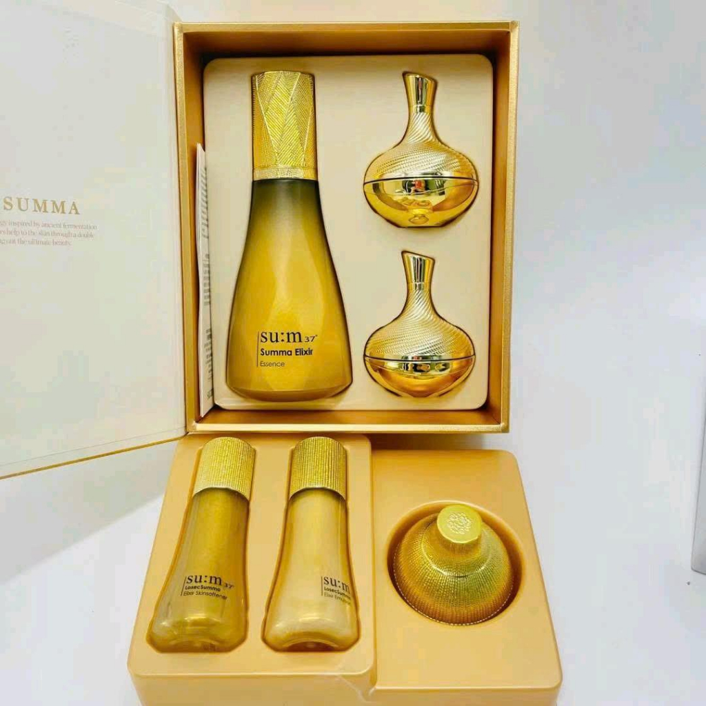 Set tinh chất vàng 8in1 S.u.m Losec Summa Elixir Essece Up Size 100ml Date 2026