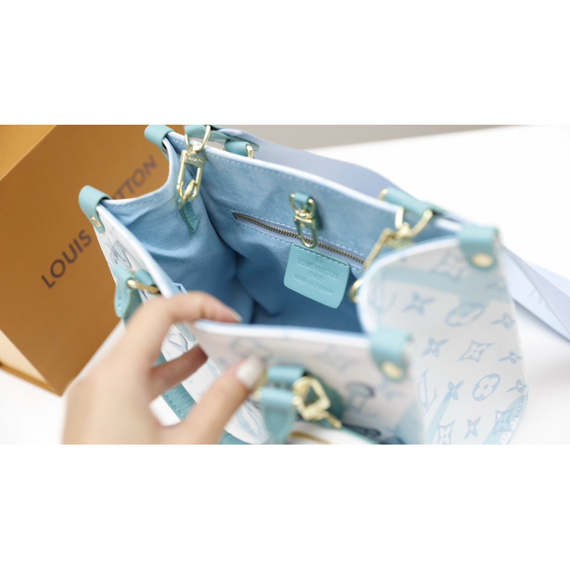 LV ON THE GO NEW 2023, Túi Lv onthe go hoạ tiết hot 2023 hàng chuẩn bản đẹp qccc