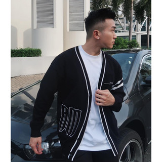 Áo khoác Modern City Cardigan áo len - Black