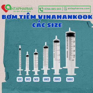 Bơm tiêm một lần Vinahankook - Dung tích 10cc/20cc/50cc