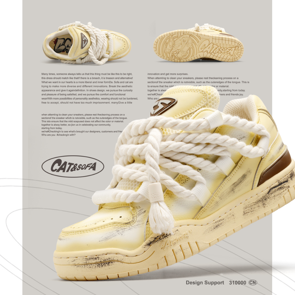 Giày Cat Sofa Chính Hãng 🔴SIMPLE SNEAKER🔴 Giày Nam Nữ Sneaker Cat&Sofa Bánh Mì Chunky Phong Cách Thời Trang