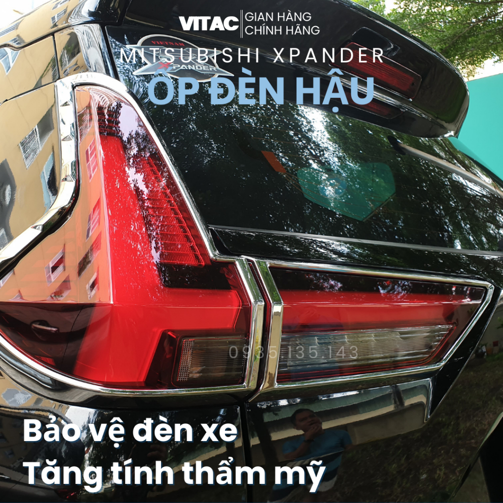 Ốp viền đèn trước sau Xpander 2022 2023