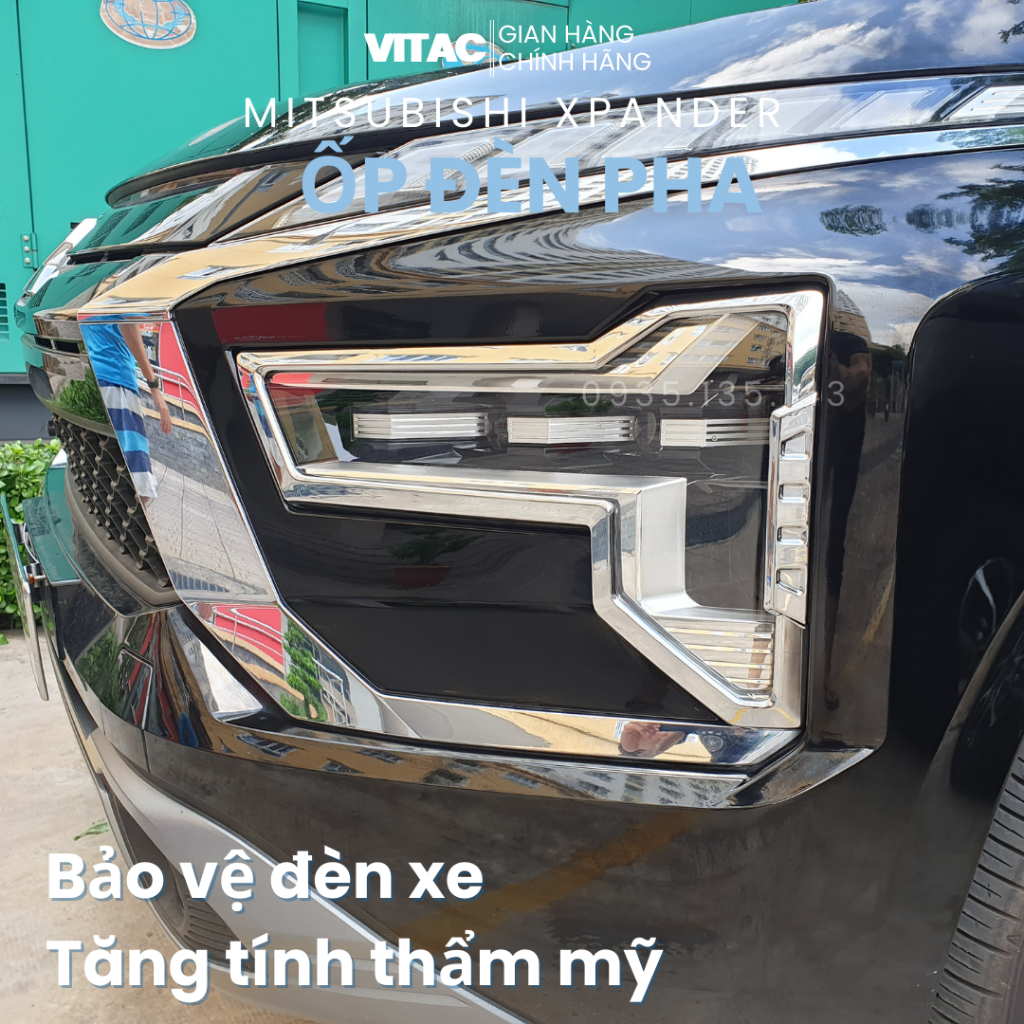 Ốp viền đèn trước sau Xpander 2022 2023