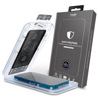 Hoda anti-peeping / kính cường lực chống nhìn trộm cho iphone 15 pro max / 15 plus / 14 pro max , kèm khung tự dán