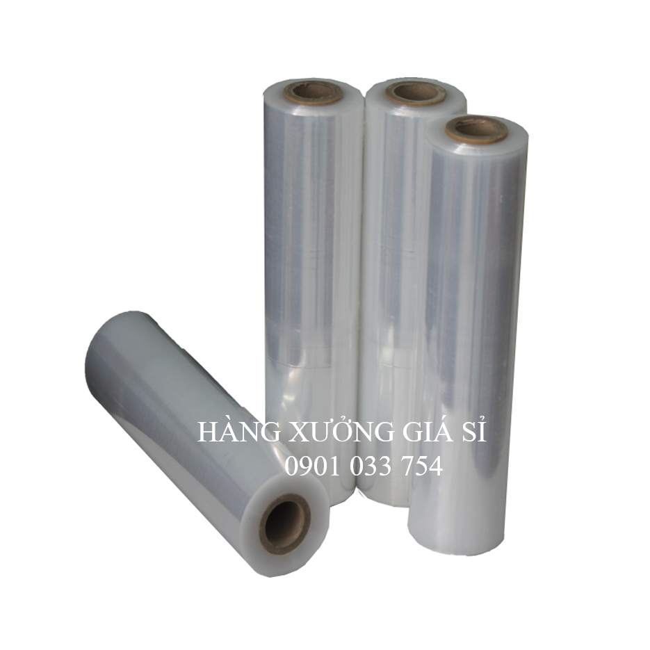 Màng chít, màng PE bọc hàng, màng quấn pallet dài 100cm nặng 4.6kg