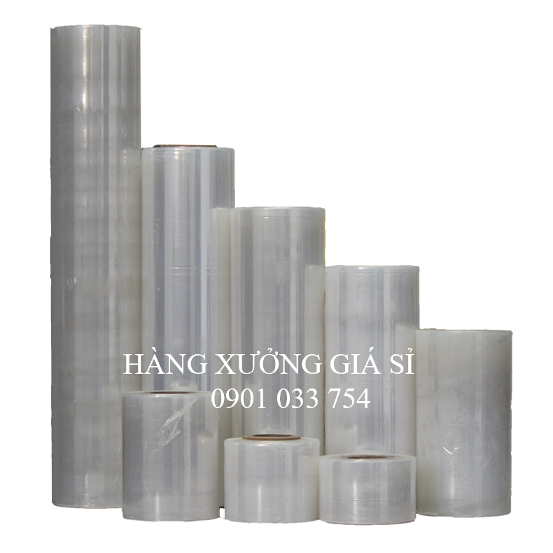 Màng chít, màng PE bọc hàng, màng quấn pallet dài 100cm nặng 4.6kg