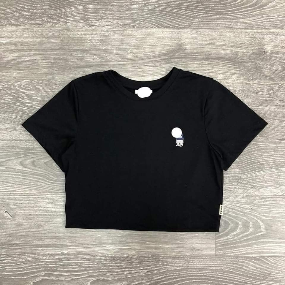 Áo Thun Wh@au Trơn Thêu Gấu KAMI