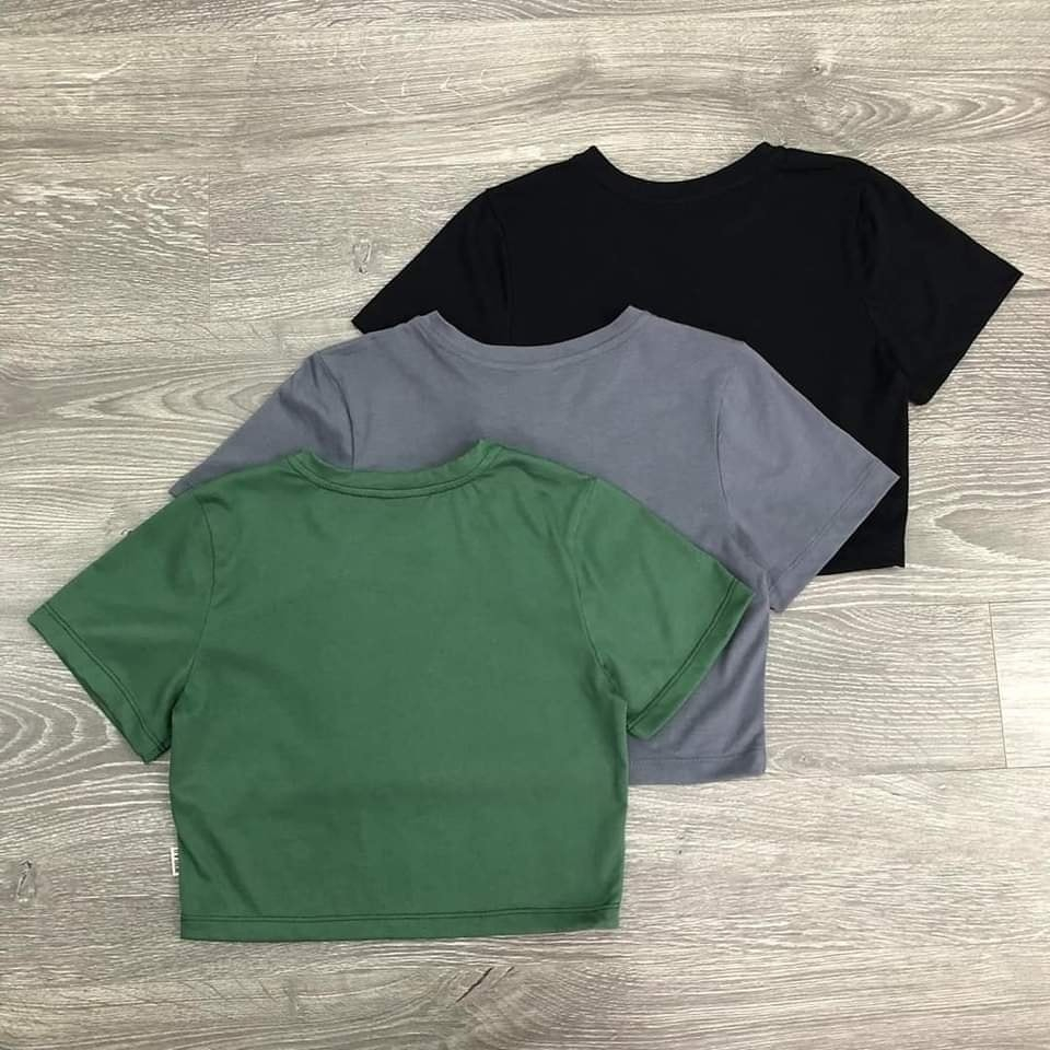 Áo Thun Wh@au Trơn Thêu Gấu KAMI