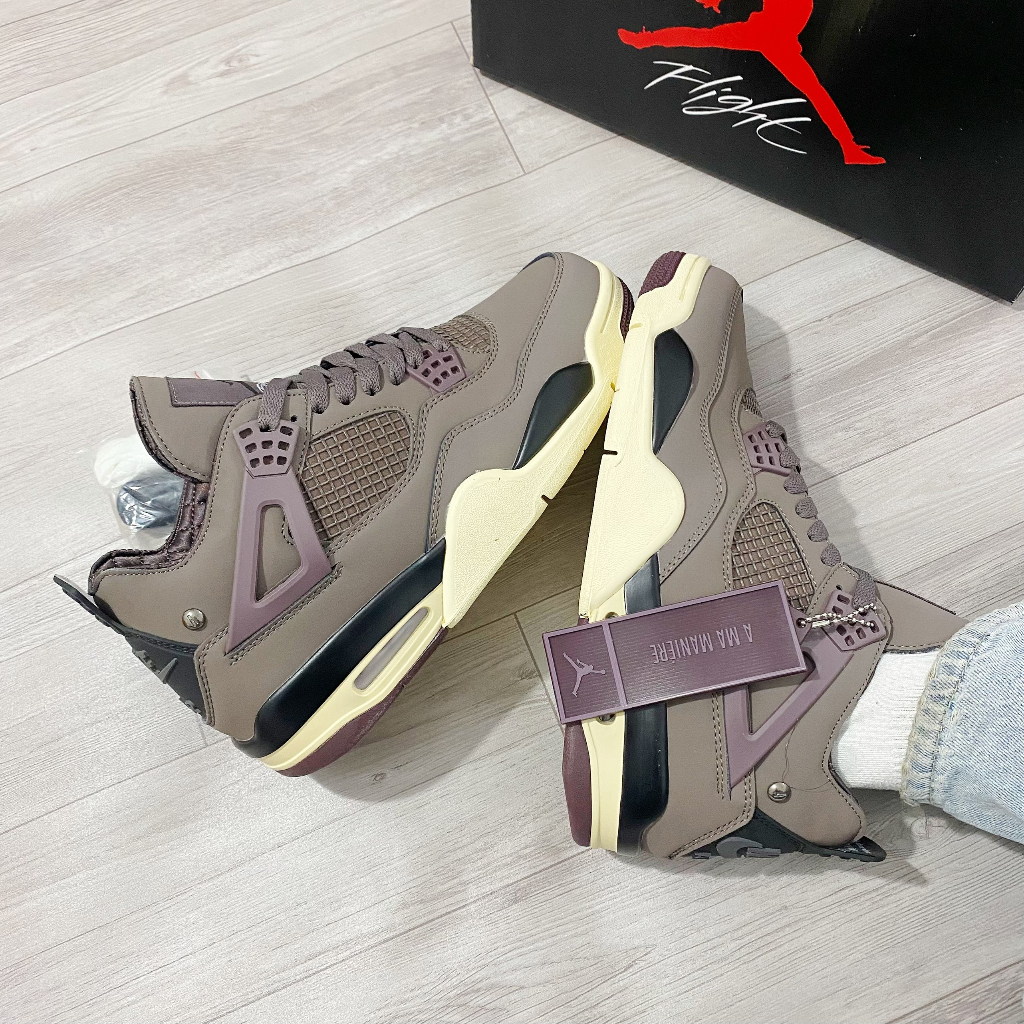 GIÀY JD4 RETRO MEDIUM VINTAGE NÂU LAI AU