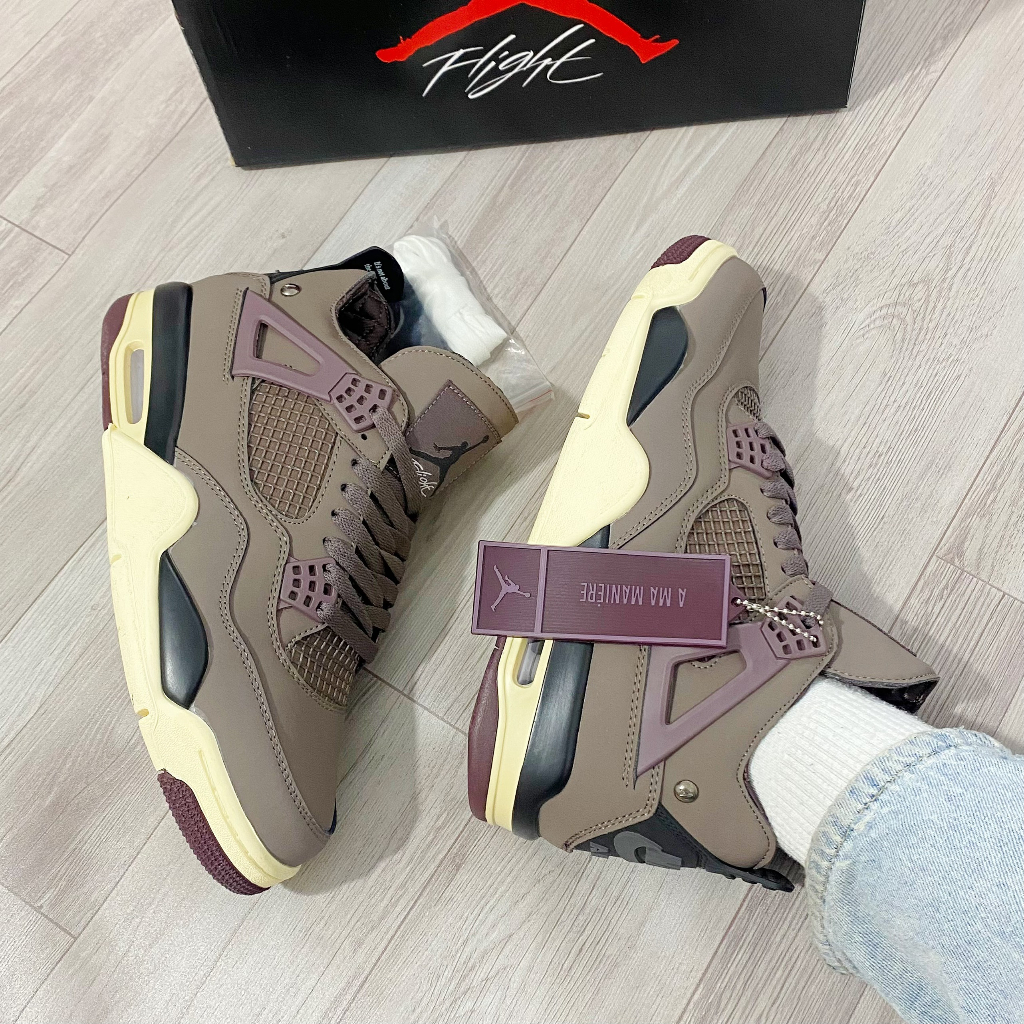 GIÀY JD4 RETRO MEDIUM VINTAGE NÂU LAI AU