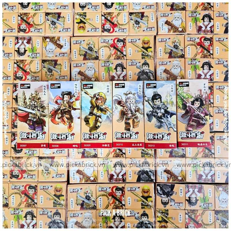 Minifigures Tây Du Ký II 3030A - Đồ chơi lắp ráp xếp hình mô hình Minifigure Natra Tôn Ngộ Không