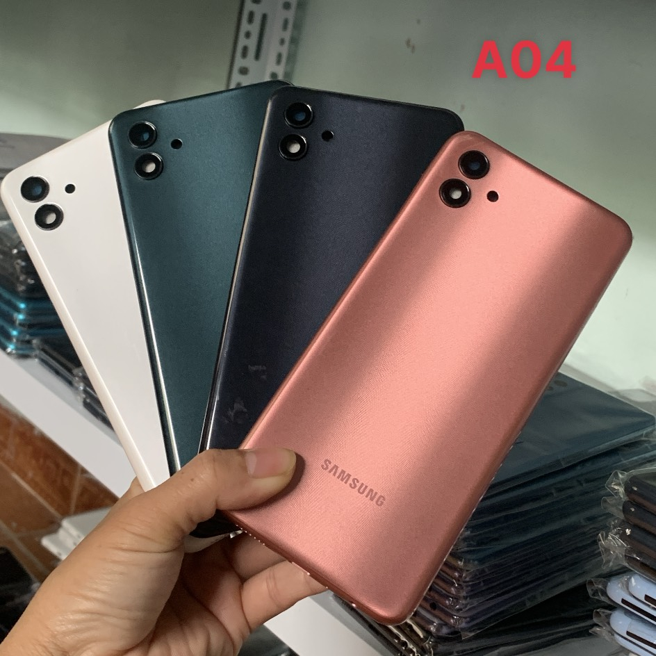 Bộ Vỏ Samsung Galaxy A04 zin (có kèm kính camera,nút bấm)