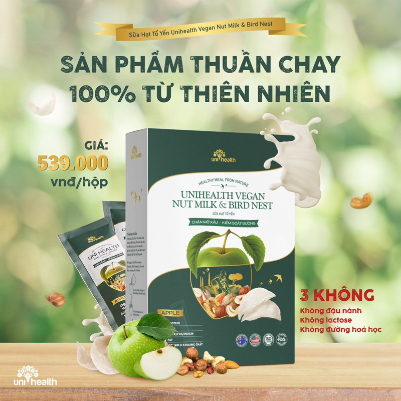 MUA 2 TẶNG 1 Sữa Hạt Tổ Yến CiCi Thượng Đỉnh Yến Hộp 20 gói 500G dinh dưỡng tốt cho sức khỏe bổ sung dưỡng chất