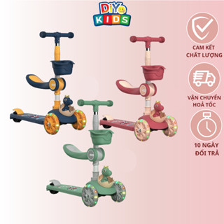  Xe scooter khổng long  cho bé Xe trượt Scooter cho bé trẻ em cao cấp dùng cho trẻ từ 1 đến 5 tuổi 