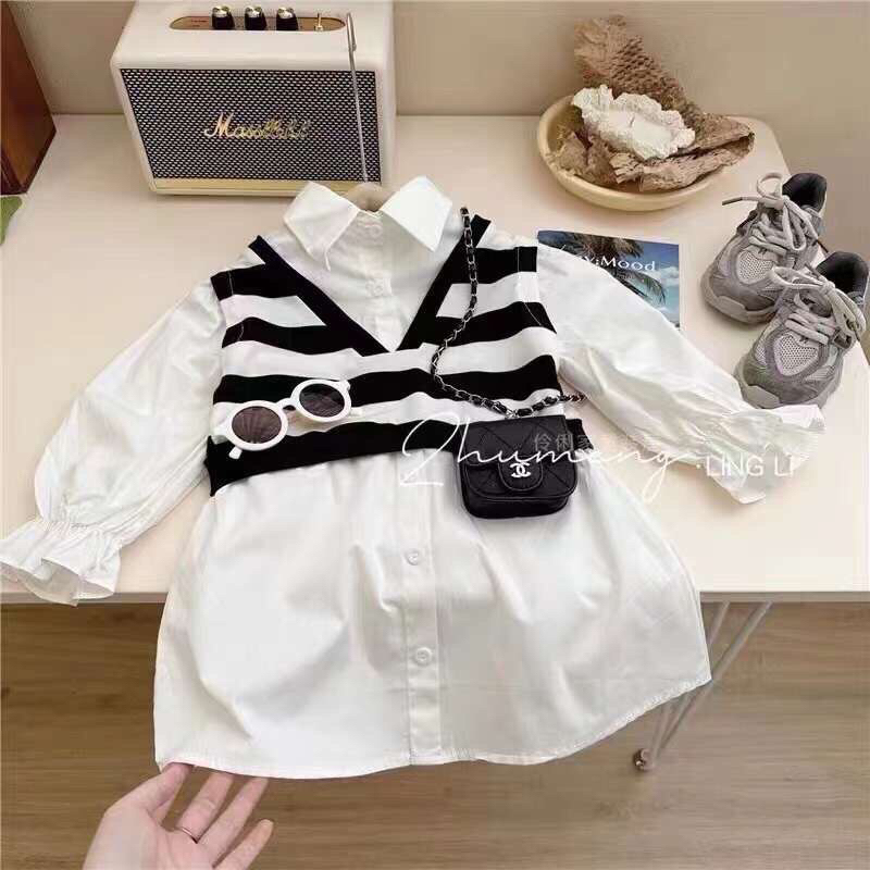 sơmi kẻ sọc cho bé