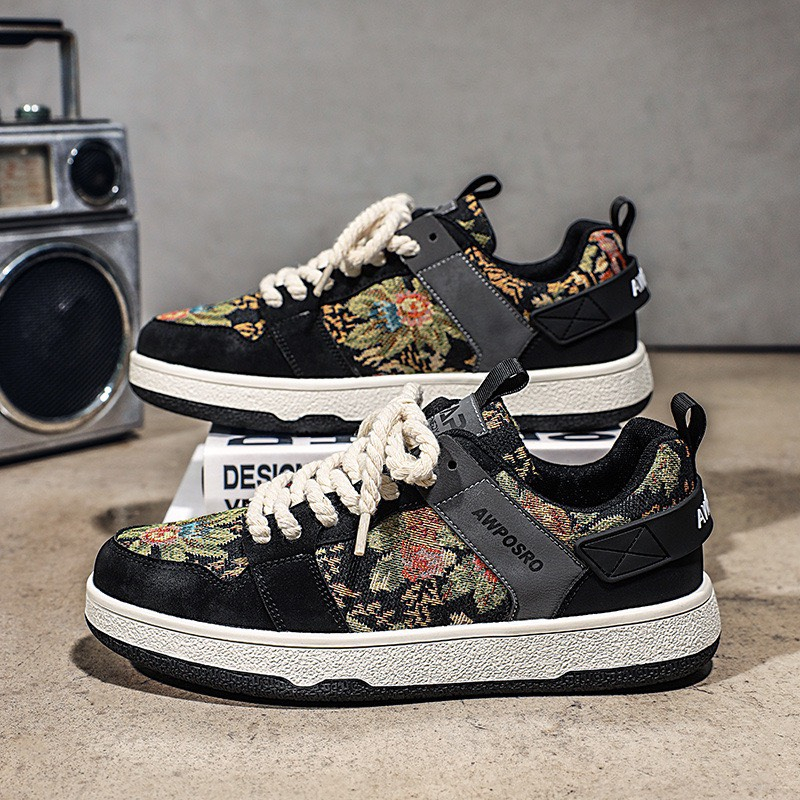 Giày nam thời trang phong cách trẻ trung năng động, màu sắc độc đáo mới lạ, mềm nhẹ êm