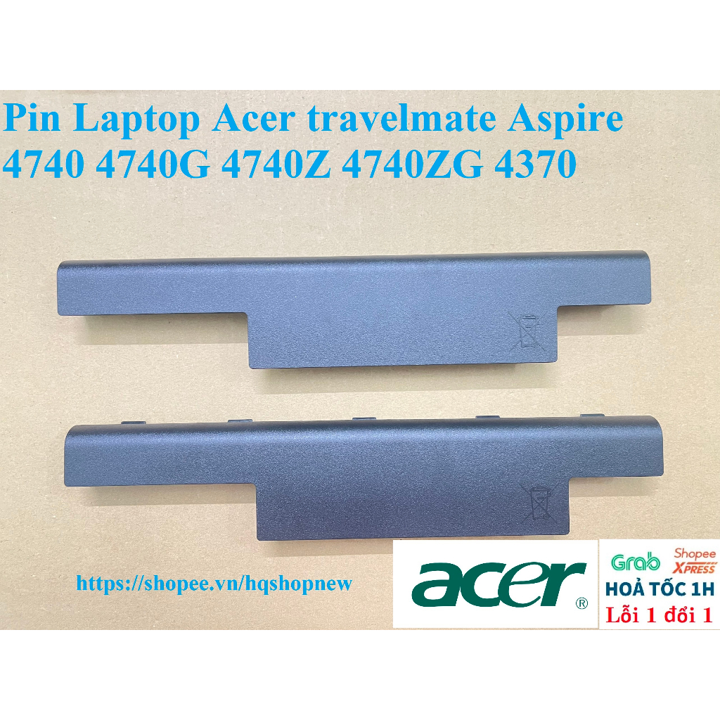 ⚡️ Pin Laptop Acer travelmate Aspire 4740 4740G 4740Z 4740ZG 4370