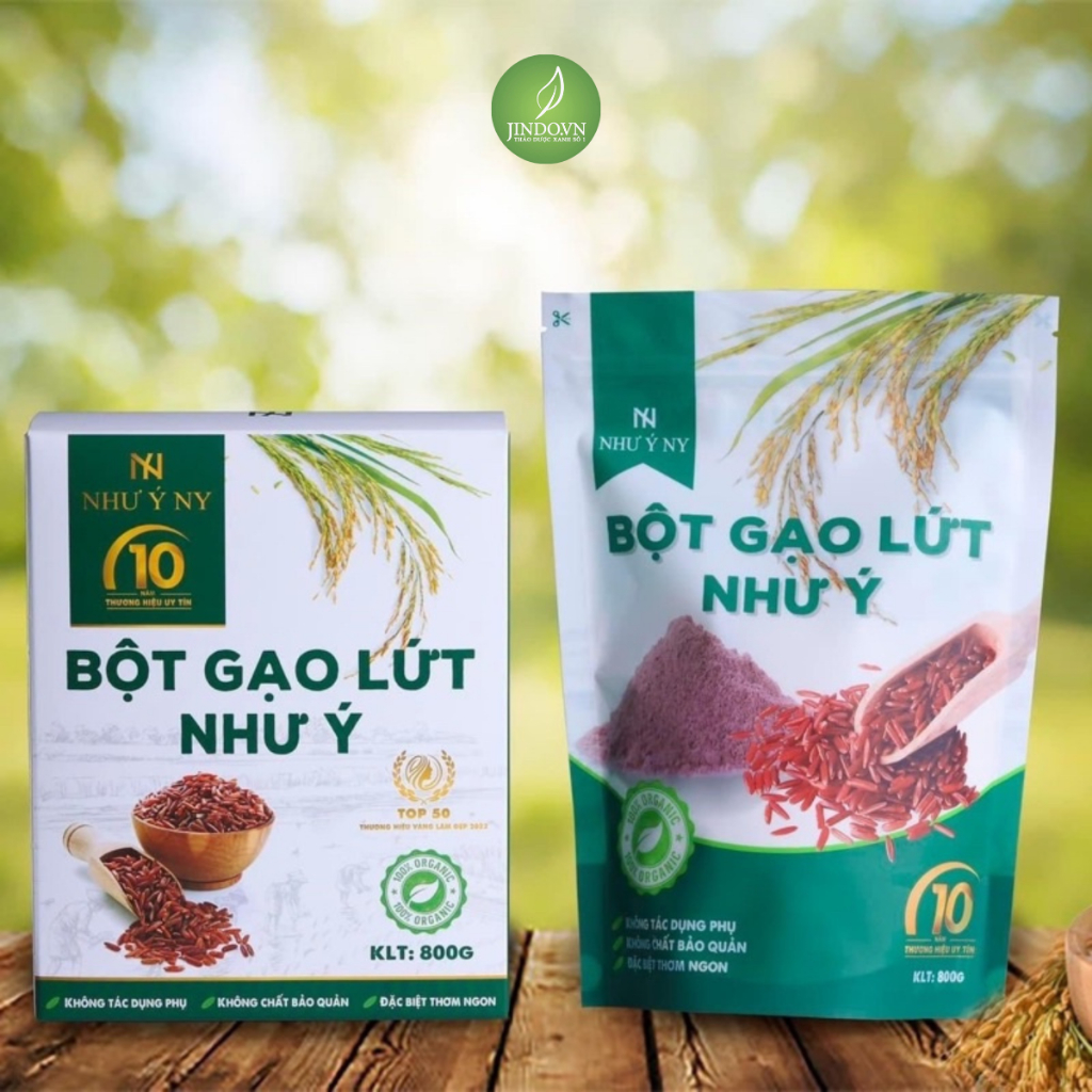 Bột gạo lứt Như Ý Jindo 800g tác dụng giảm cân, lợi sữa